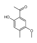 1-(2-羟基-5-甲氧基-4-甲基苯基)-乙酮结构式
