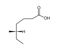 (S)-5-methylheptanoic acid结构式