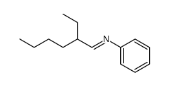 N-(2-ethylhexylidene)aniline Structure
