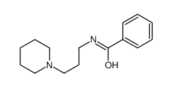 N-(3-(哌啶-1-基)丙基)苯甲酰胺结构式