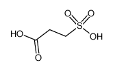 3-sulfopropanoic acid Structure