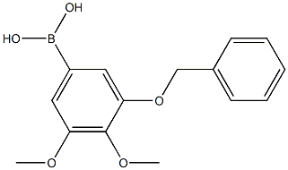 (3-(benzyloxy)-4,5-dimethoxyphenyl)boronic acid结构式