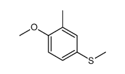 1-甲氧基-2-甲基-4-(甲硫基)苯结构式