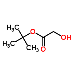 2-乙醇酸叔丁酯结构式
