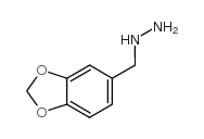BENZO[1,3]DIOXOL-5-YLMETHYL-HYDRAZINE Structure