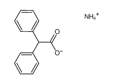 ammonium diphenylacetate Structure
