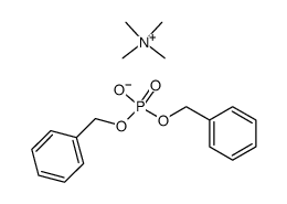 tetramethylammonium dibenzyl phosphate Structure