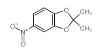 2,2-Dimethyl-5-nitro-benzo[1,3]dioxole结构式