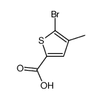 5-溴-4-甲基噻吩-2-羧酸结构式