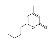 6-butyl-4-methylpyran-2-one结构式