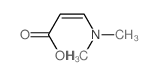 3-(dimethylamino)prop-2-enoic acid structure