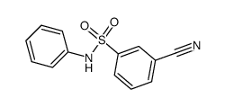 3-Cyano-N-phenylbenzenesulfonamide Structure