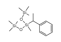 α-Methyl-α-[methyl-bis-(trimethylsiloxy)-silicium]-toluol Structure