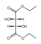 DL-酒石酸二乙酯结构式
