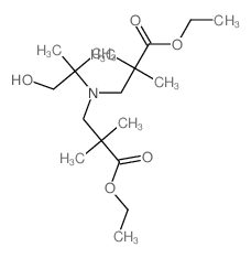 ethyl 3-[(2-ethoxycarbonyl-2-methyl-propyl)-(1-hydroxy-2-methyl-propan-2-yl)amino]-2,2-dimethyl-propanoate structure