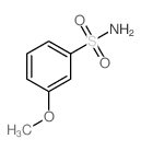 3-茴香醚磺酰胺结构式