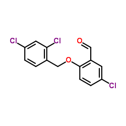 5-Chloro-2-[(2,4-dichlorobenzyl)oxy]benzaldehyde Structure
