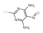 2(1H)-Pyrimidinethione,4,6-diamino-5-nitroso- Structure