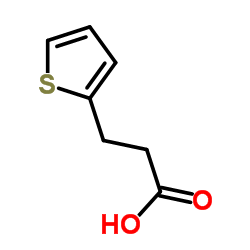 3-(2-噻吩)丙酸结构式