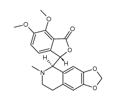 (+/-)-β-hydrastine Structure