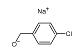 sodium p-chlorobenzylate Structure