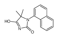 5,5-dimethyl-1-naphthalen-1-ylimidazolidine-2,4-dione结构式