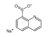 8-quinolinesulfinic acid sodium salt Structure