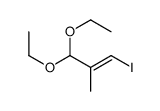 3,3-diethoxy-1-iodo-2-methylprop-1-ene Structure