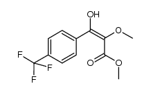 methyl 3-hydroxy-2-methoxy-3-(4-(trifluoromethyl)phenyl)acrylate Structure