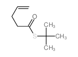 1-tert-butylsulfanylpent-4-en-1-one结构式