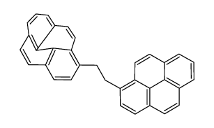 1-(2-pyren-1-ylethyl)pyrene结构式
