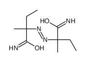 2-[(1-amino-2-methyl-1-oxobutan-2-yl)diazenyl]-2-methylbutanamide Structure