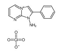 2-phenylimidazo[1,2-a]pyrimidin-4-ium-1-amine,perchlorate结构式