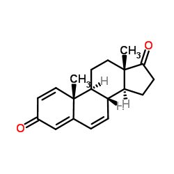 雄甾-1,4,6-三烯-3,17-二酮结构式
