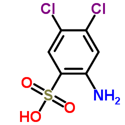 3,4-二氯苯胺-6-磺酸结构式