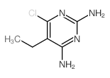 6-chloro-5-ethyl-pyrimidine-2,4-diamine Structure