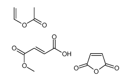 ethenyl acetate,furan-2,5-dione,(Z)-4-methoxy-4-oxobut-2-enoic acid结构式