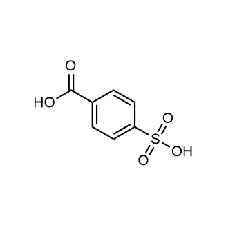 4-sulfobenzoic acid Structure