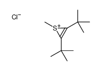 2,3-ditert-butyl-1-methylthiiren-1-ium,chloride Structure
