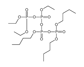 [butoxy(dibutoxyphosphoryloxy)phosphoryl] diethoxyphosphoryl ethyl phosphate Structure