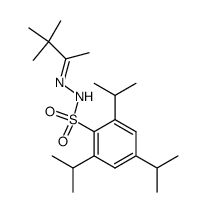 3,3-dimethyl-2-butanone-2,4,6-triisopropylbenzenesulfonyl-hydrazide Structure