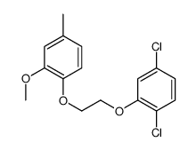 1,4-dichloro-2-[2-(2-methoxy-4-methylphenoxy)ethoxy]benzene Structure
