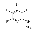 4-溴-2,3,5-三氟-6-肼吡啶结构式