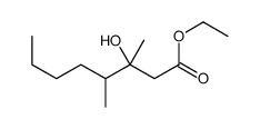 ethyl 3-hydroxy-3,4-dimethyloctanoate Structure
