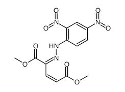 dimethyl 4-[(2,4-dinitrophenyl)hydrazinylidene]pent-2-enedioate结构式