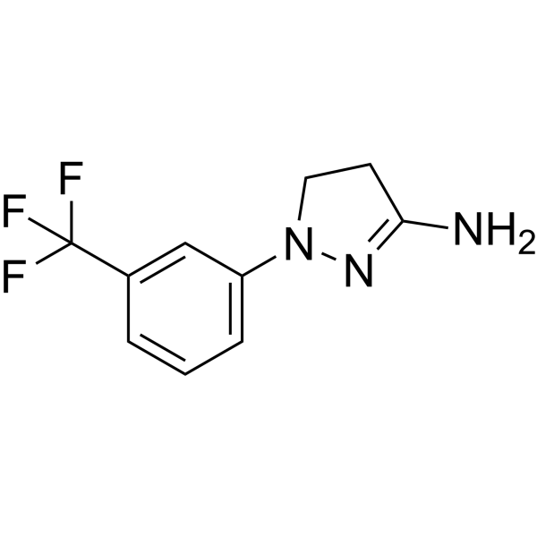 4,5-dihydro-1-[3-(trifluoromethyl)phenyl]-1H-pyrazol-3-amine picture
