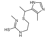 1-methyl-3-[2-[1-(5-methyl-1H-imidazol-4-yl)ethylsulfanyl]ethyl]thiourea Structure