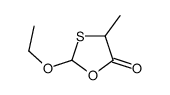 2-ethoxy-4-methyl-1,3-oxathiolan-5-one Structure