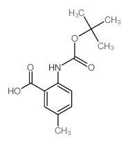 ANTHRANILICACID,N-BOC-5-METHYL structure