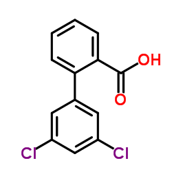 2-联苯-3,5-二氯羧酸结构式